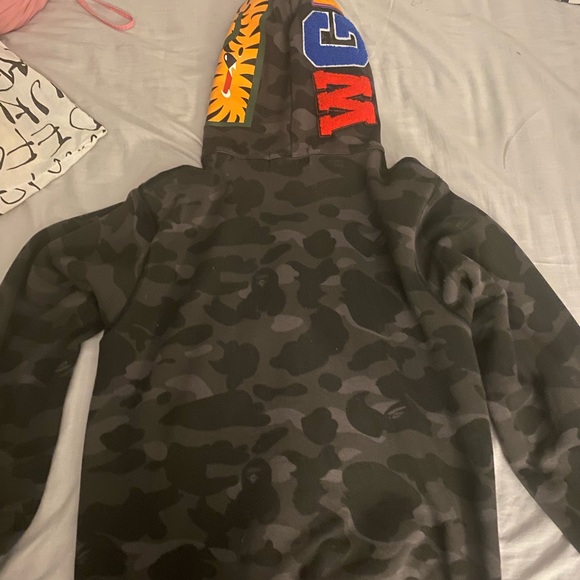 BAPE Camo Shark Full Zip (Black) - Picture 2 of 8